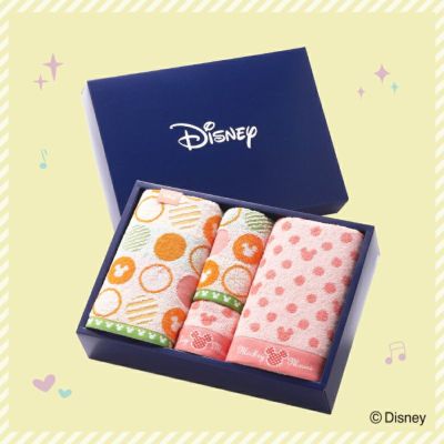 【+2】ハイドロ銀チタン(R)『Disney(ディズニー)』 アイコンポップ タオルセット(WT×1 FT×1 BT×2)