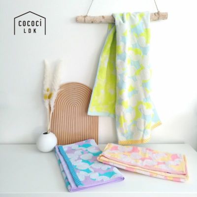 【+4】ハイドロ銀チタン(R)『cocociLDK』バスタオル 木漏れ日